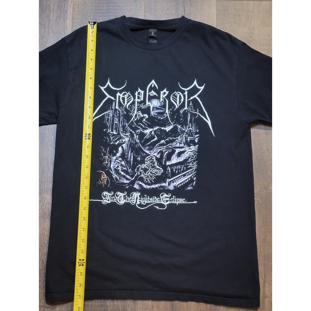 Emperor In The Nightside Eclipse Black Metal T Shirt Gildan Medium